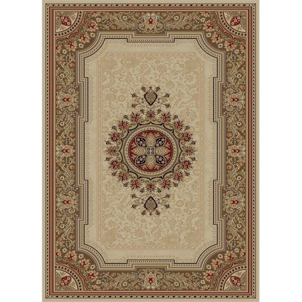 Concord Global 9 ft. 3 in. x 12 ft. 6 in. Ankara Chateau - Ivory 65228